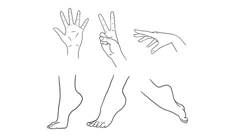 drawing anime feet|anime hand and foot drawing.